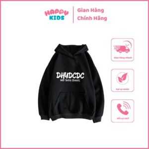 Áo hoodie nỉ bé trai Happy Kids